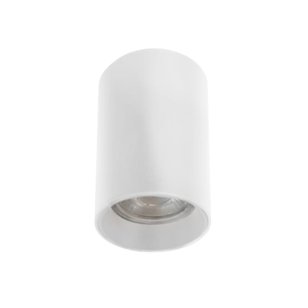 Foco de superfície branco cilíndrico basic ii ip20 1xgu10 wonderlamp