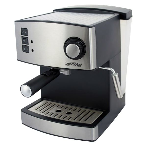 Máquina de café expresso manual 15 bares, 1,6 mesko ms 4403 prata 850w