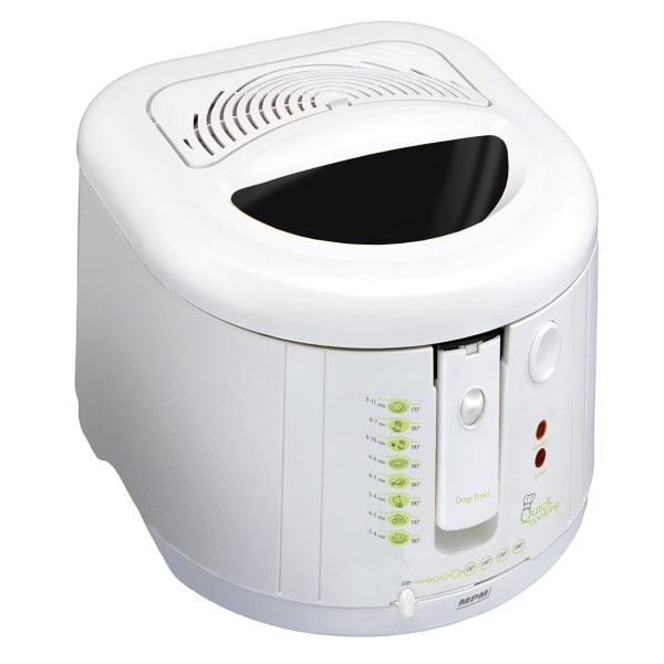 Fritadeira elétrica 2 litros termóstato ajust mpm df-802 branco 1600w