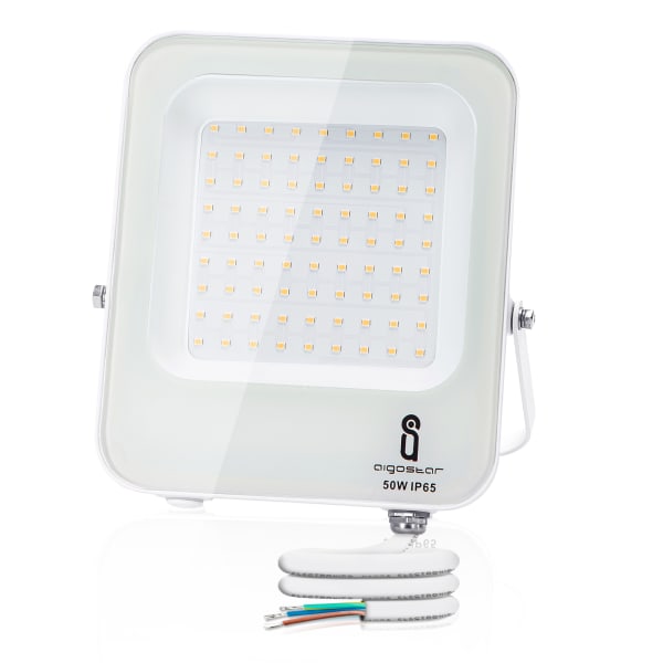 Aigostar refletor LED para exterior 50w 4700lm, ip65, 4000k