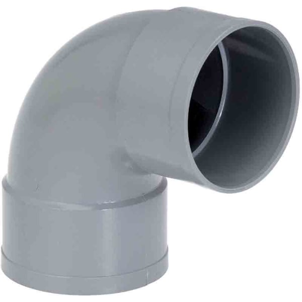 Cotovelo em PVC 87°30 fêmea/fêmea girpi - diâmetro 80 mm