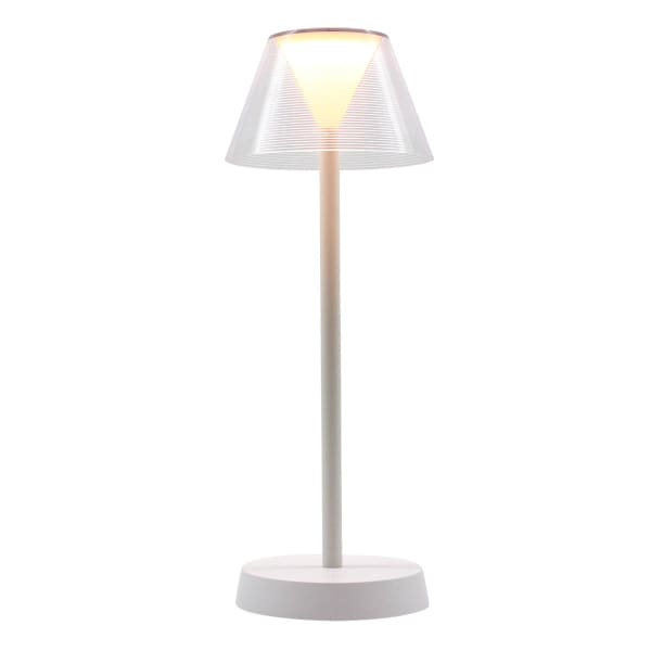 Lámpara de mesa LED inalámbrica h34cm beverly white