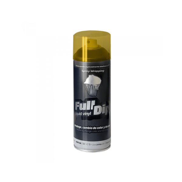 Spray vinilo liquido full dip ahumado amarillo 400 ml