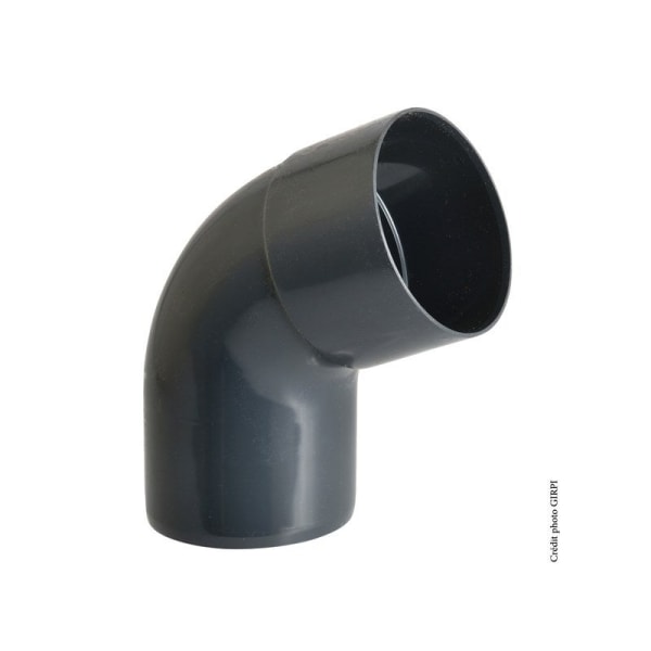 Girpi pizarra pvc encolado codo 67,3°, dev. 16 cm diam. 50 mm
