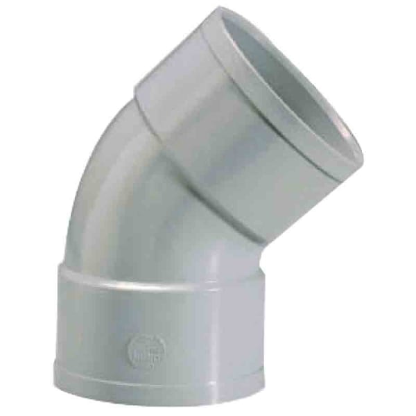 Codo de escape 45° hembra/hembra ø 40 mm