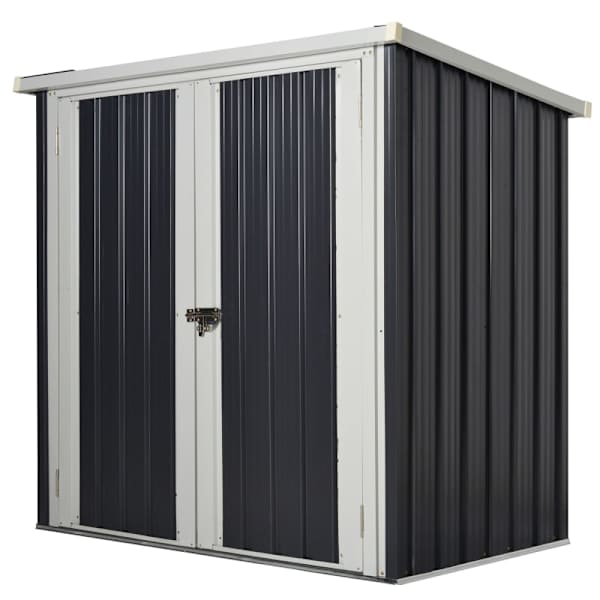 Cobertizo de jardín 147x86x134 cm acero galvanizado, pp Outsunny