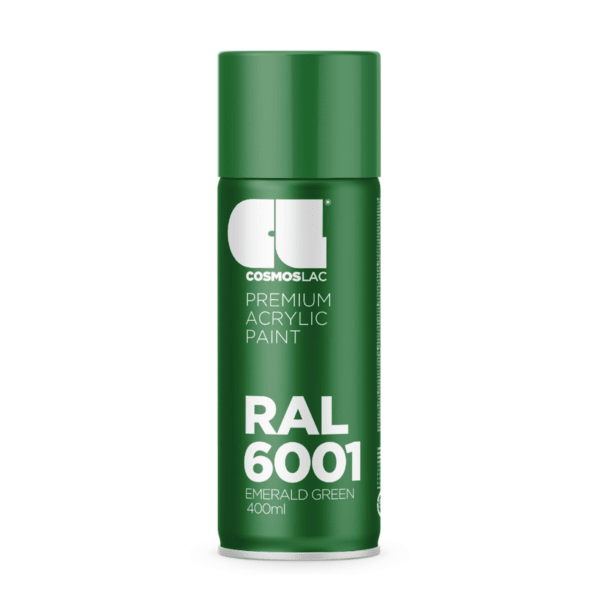 Spray premium acrylic brillante ral  400 ml (ral 6001 verde esmeralda)
