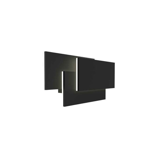 Apliques de pared tahiti xl negro  26cm
