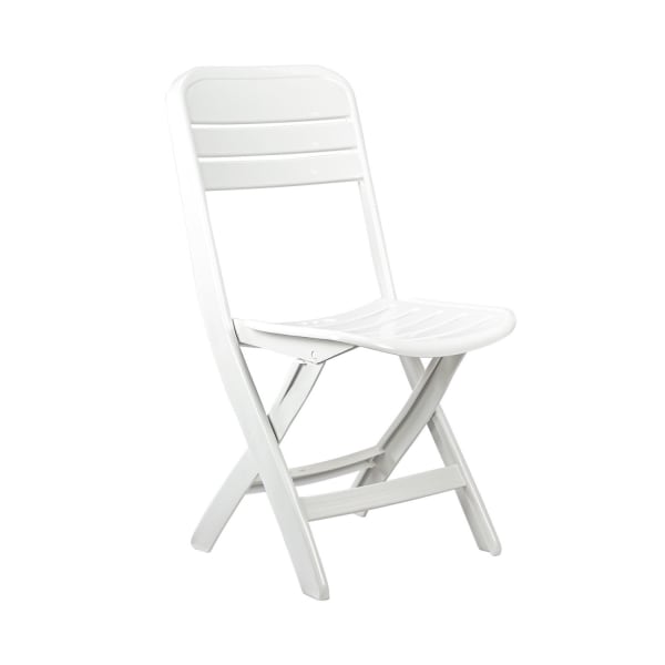 Cadeira dobrável bliss branco 52x40x82cm 7house