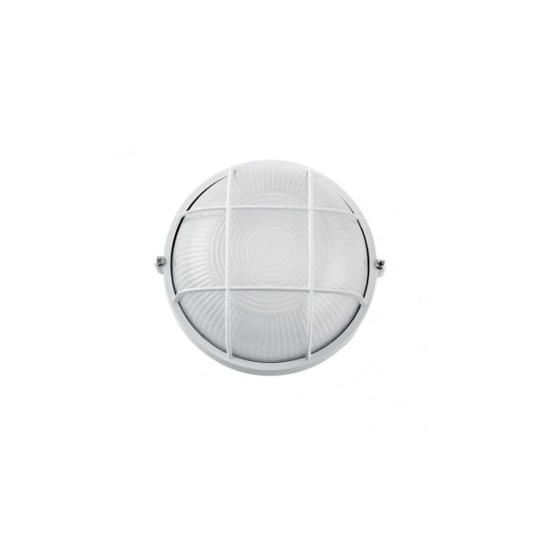 Luminária de parede exterior em alumínio branco 1xE27 9x17,5x17,5 cm ip44