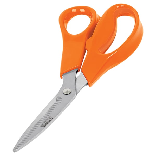 Tijera multiusos con filo dentado - 20 cm
