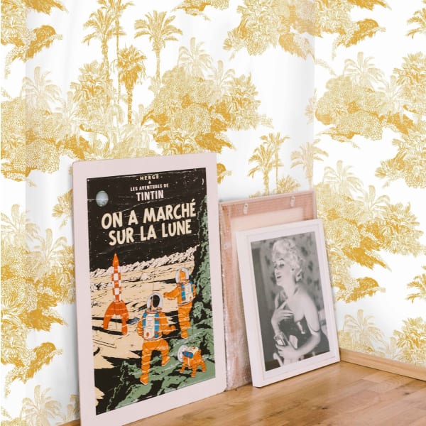 Papel de parede toile de jouy