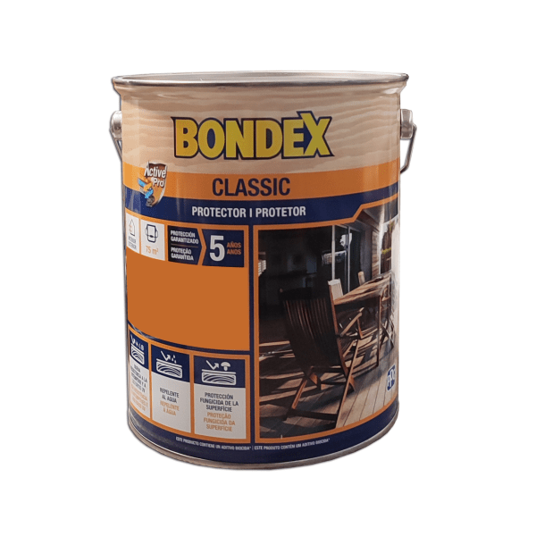 Bondex protector classic satinado 5 lt (negro 906)
