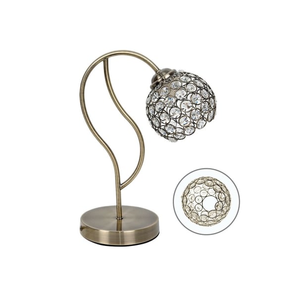 Lampara sobremesa balbina dorado  cm