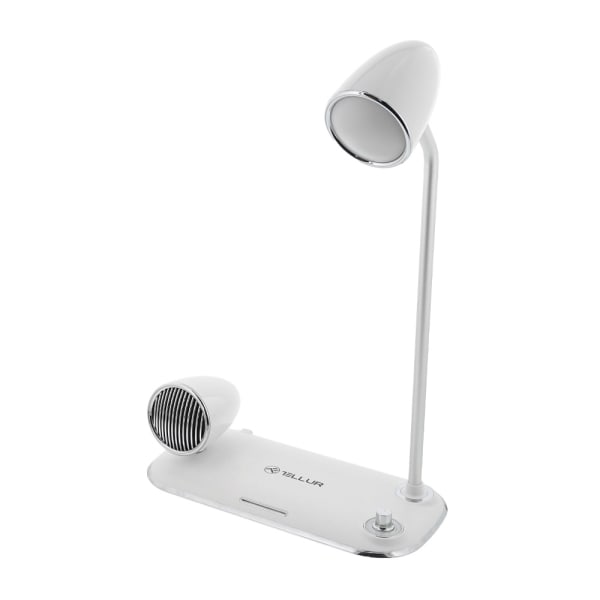 TELLUR SMART Nostalgia lámpara de escritorio & altavoz, blanco