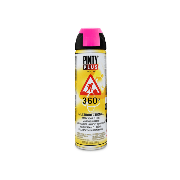 Spray marcador fluor 360º fucsia 500 ml