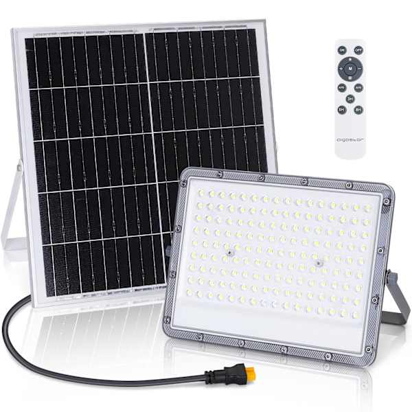 Foco proyector LED solar con mando a distancia,200W, IP65Aigostar