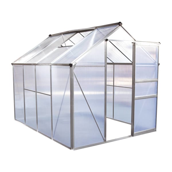 Invernadero en policarbonato  "hortensia"  4,8m² transparente