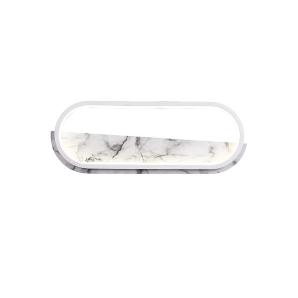 Aplique de pared marmol blanco calida 0cm
