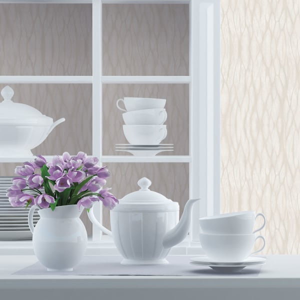 Papel pintado tnt textura aLGodón beige