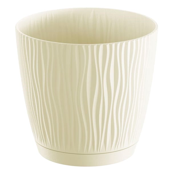 Sandy P Pot, Dimensões (mm) 282x282x260, cor creme