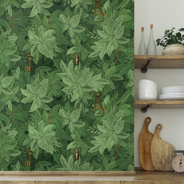Papel pintado seto con llaves