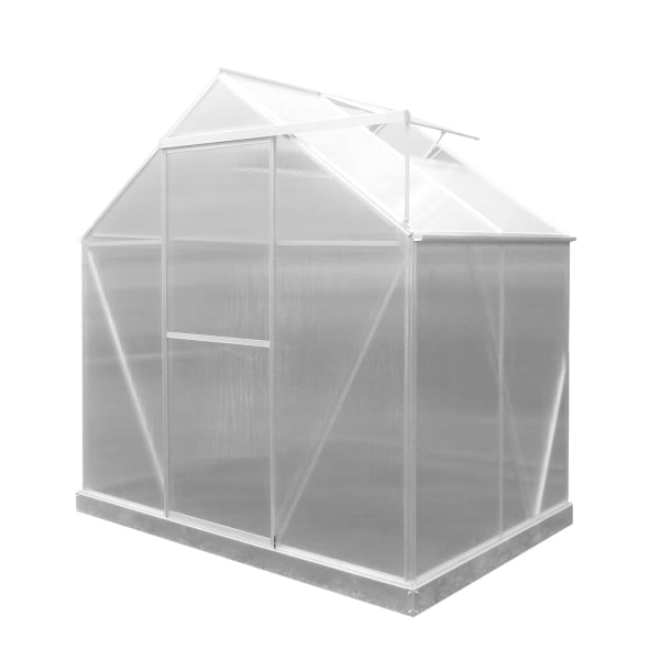 Invernadero gardiun lunada policarbonato/aluminio 2 módulos 2,46 m² 125x193