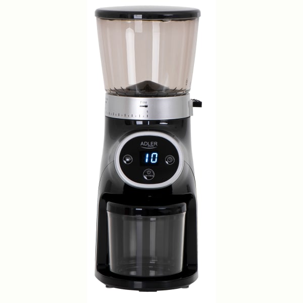 Molinillo café profesional eléctrico, sistema adler ad4450 negro 300w