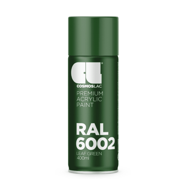 Spray premium acrylic brillante ral  400 ml (ral 6002 verde hoja)