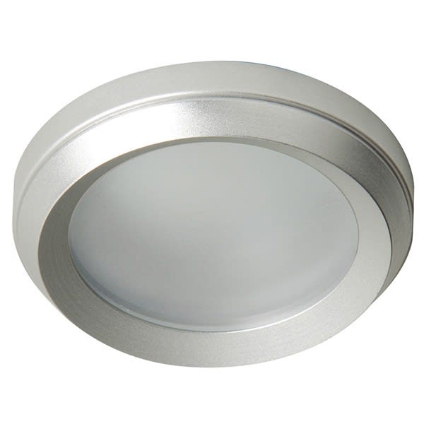 Foco embutido fixo basic alumínio vidro mate wonderlamp 1xgu10 ø72mm