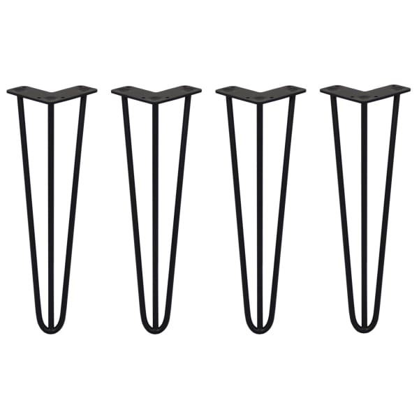 4 patas de horquilla skiski legs 40,6cm acero  3 dientes 10mm