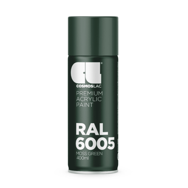 Spray premium acrylic brillante ral  400 ml (ral 6005 verde musgo)