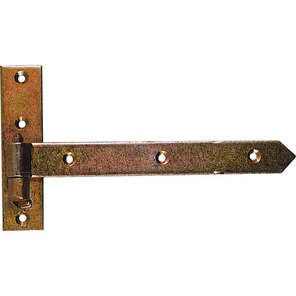 Bisagra galvanizada "T" para madera - 30 mm