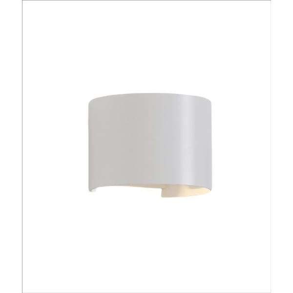 Aplique de exterior davos blanco neutra 14cm