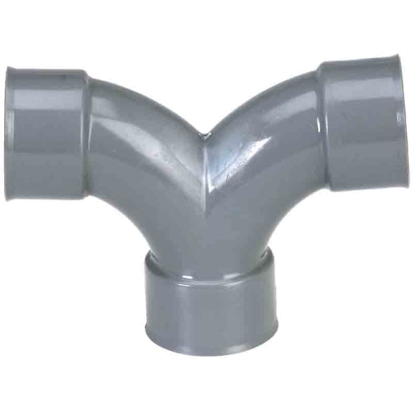 Codo doble a 87°30 hembra/hembra/hembra ø 32 mm
