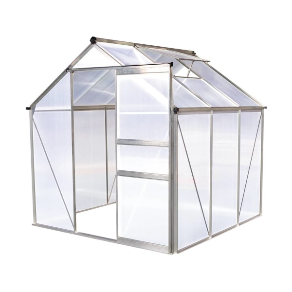 Invernadero en policarbonato  "hortensia"  3,65m² transparente