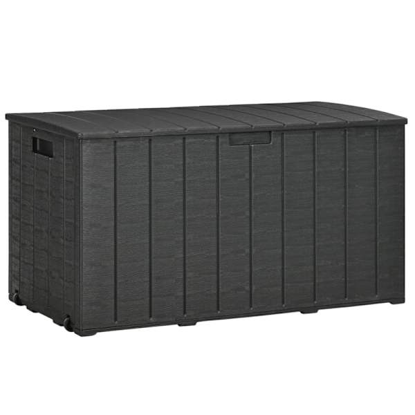 Baúl de almacenamiento 122.4x62x64.5 cm pe Outsunny