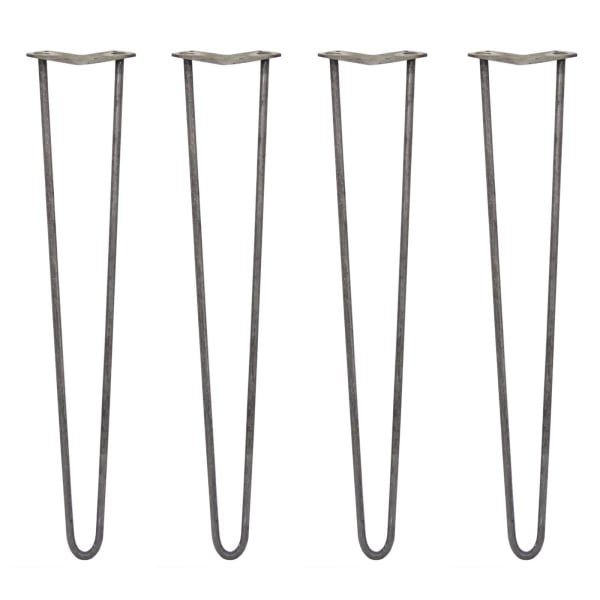 4 pernas skiski 71cm aço natural 2 pontas 12mm