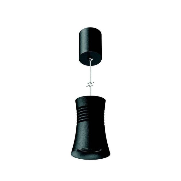 Lampara de techo pagoda negro calida 5.5cm