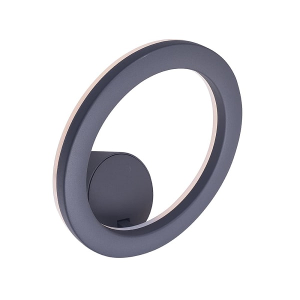 Aplique de exterior LED circle com forma de anel oeintable ip54 wonderlamp