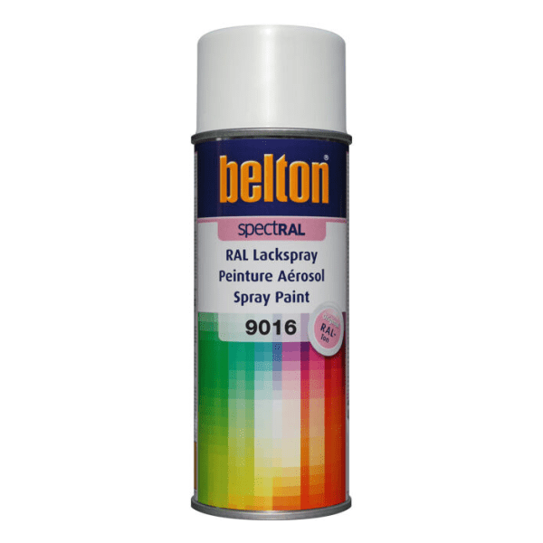 Spray belton spect ral brillante 400 ml (ral 9016 blanco tráfico)