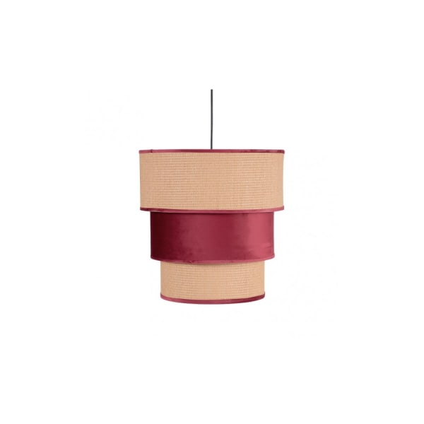 Lampara de techo lucio rojo  37cm
