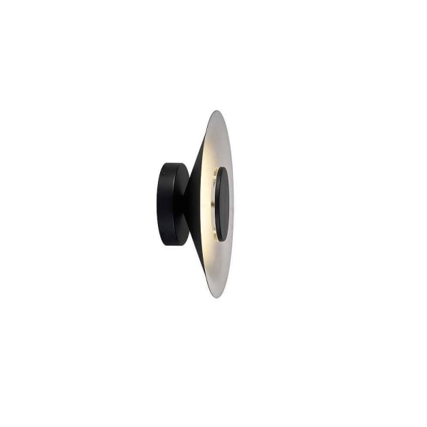 Apliques de pared orion negro  25cm
