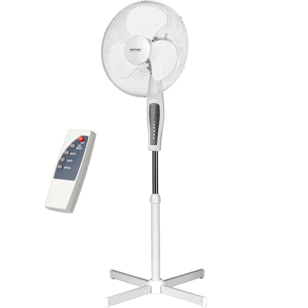 Ventilador de pé oscilante, 42 cm, selector d mpm mwp-19 branco 50w