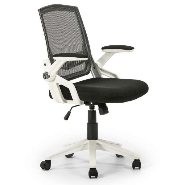 Cadeira de escritório elevatória e reclinável ergomax, branco