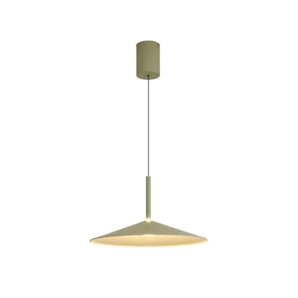 Lampara de techo calice verde calida 48cm