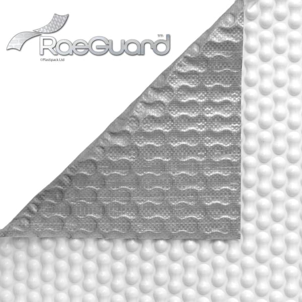 Cubierta Térmica 800 micras Geobubble RaeGuard 6,5 x 2m refuerzo en todo el contorno