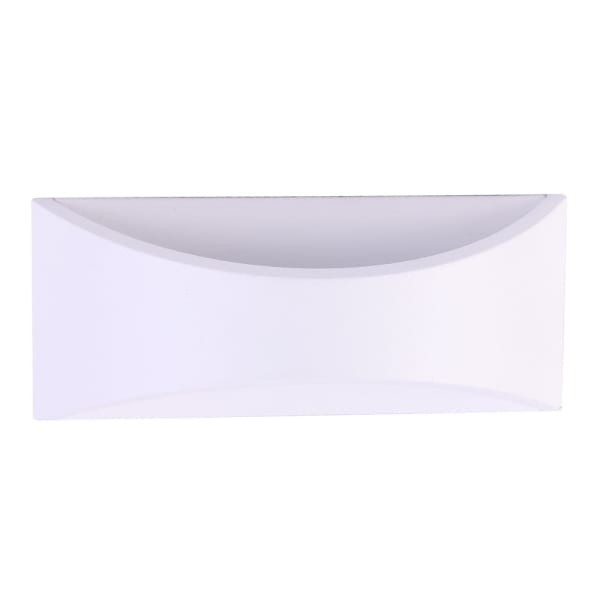Aplique de exterior LED rectangular viena branco com luz neutra ip54