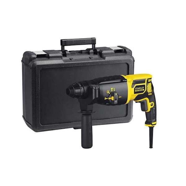 Martillo perforador 750w sds+ mango lateral + barra 2 puntas cincel plano a