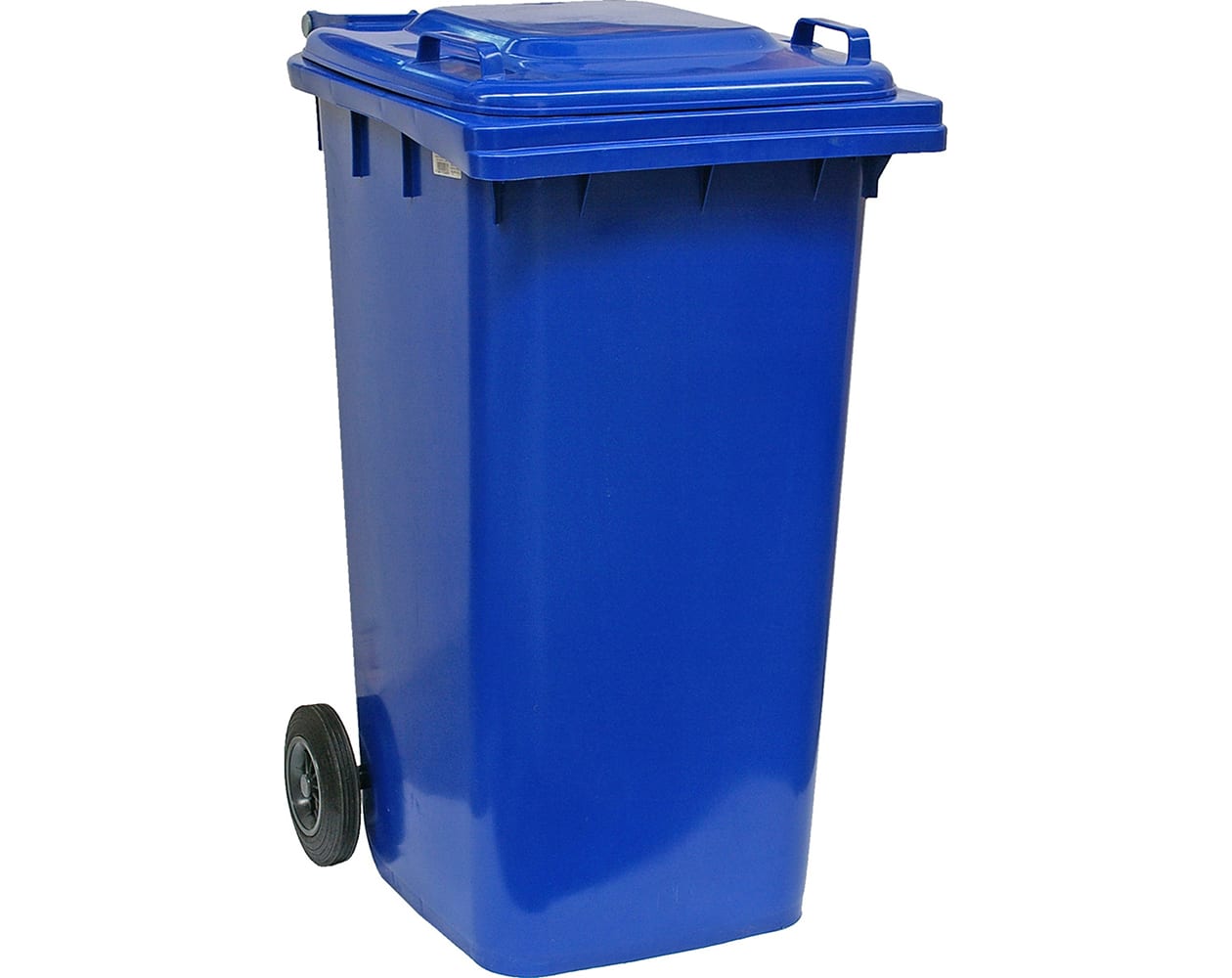 Cubo de basura azul discount